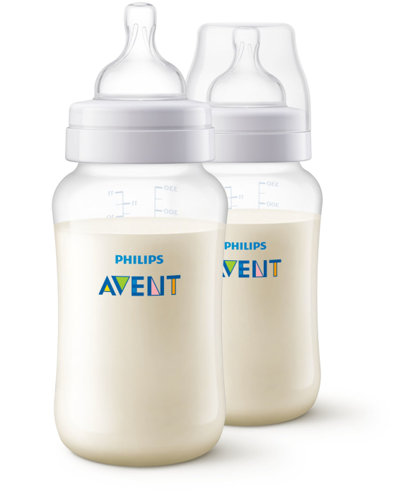 Philips AVENT / Бутылочка для кормления Anti-colic, 330 мл. (уп. 2 шт.), SCF816/27